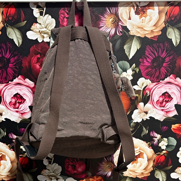 Kipling Dark Brown Backpack - Picture 3 of 8